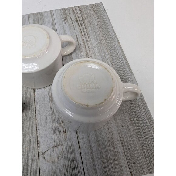 Set of 4 Buffalo China USA Heavy Restaurant Ware Coffee Cups Mugs Espresso 2.5" - Picture 7 of 8